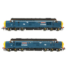 Load image into Gallery viewer, Class 37/0 Split Headcode 37069 &#39;Thornaby TMD&#39; BR Blue (White Stripe) - Bachmann -35-312 - Scale OO
