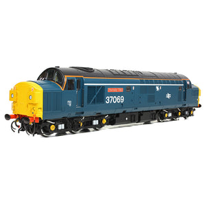 Class 37/0 Split Headcode 37069 'Thornaby TMD' BR Blue (White Stripe) - Bachmann -35-312 - Scale OO