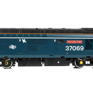 Class 37/0 Split Headcode 37069 'Thornaby TMD' BR Blue (White Stripe) - Bachmann -35-312 - Scale OO