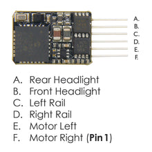 Load image into Gallery viewer, 6 Pin DCC Loco-Decoder (with Brake Button function) - Bachmann -36-568A
