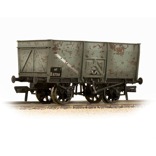 16T Steel Slope-Sided Mineral Wagon BR Grey (Early) [W]