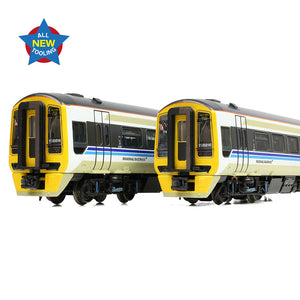 Class 158 2-Car DMU 158816 BR Regional Railways - Bachmann -371-850A - Scale N