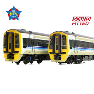 Class 158 2-Car DMU 158816 BR Regional Railways - Bachmann -371-850ASF - Scale N