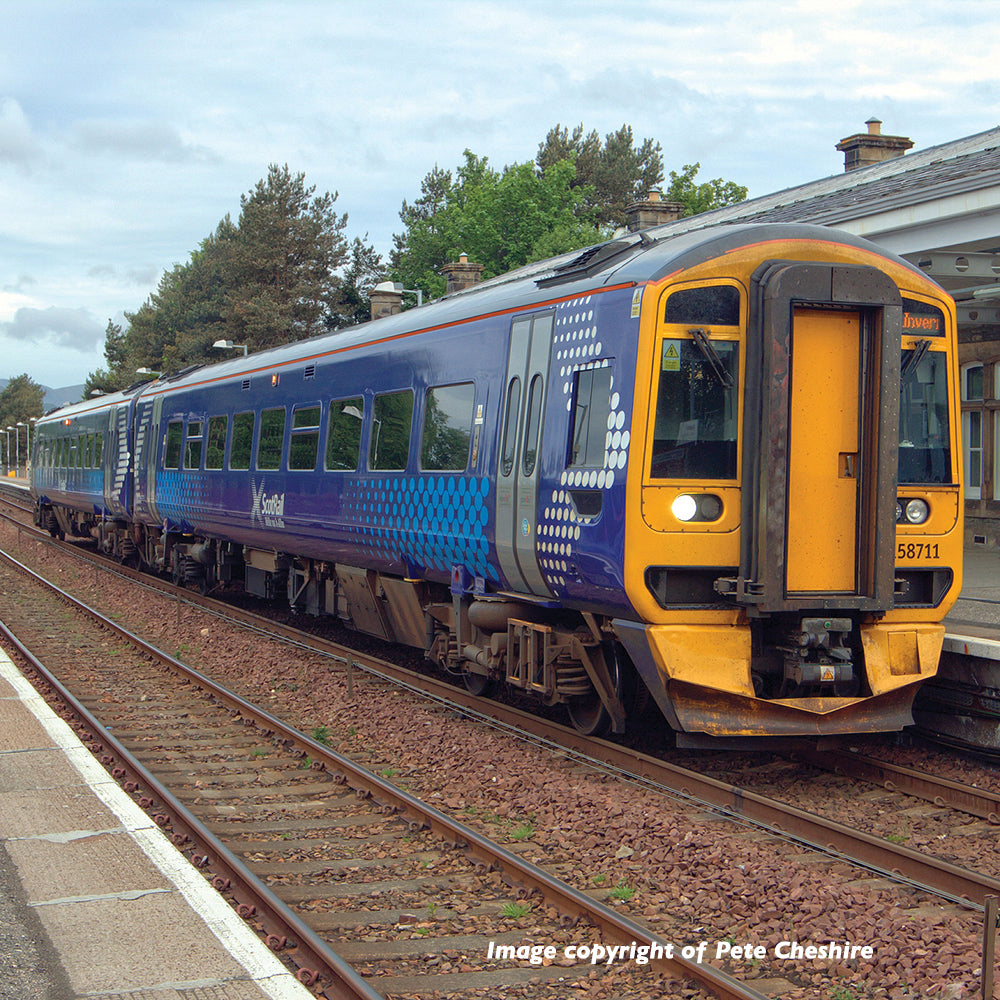 Class 158 2-Car DMU 158711 ScotRail Saltire