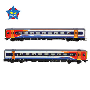 Class 158 2-Car DMU 158773 East Midlands Trains - Bachmann -371-855 - Scale N