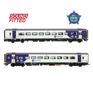 Class 158 2-Car DMU 158844 Northern - Bachmann -371-858SF - Scale N