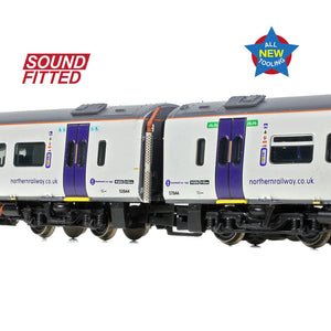 Class 158 2-Car DMU 158844 Northern - Bachmann -371-858SF - Scale N