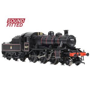 LMS Ivatt 2MT 46477 BR Lined Black (Early Emblem) - Bachmann -372-626ASF - Scale N