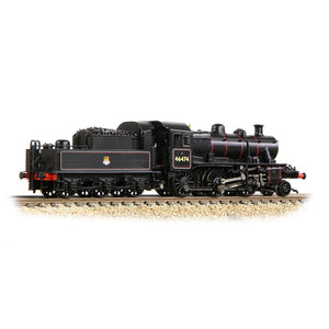 LMS Ivatt 2MT 46474 BR Lined Black (Early Emblem) - Bachmann -372-626B - Scale N