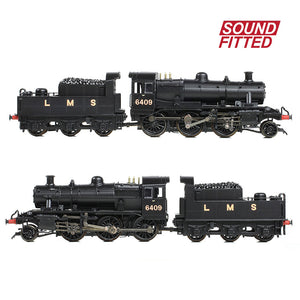 LMS Ivatt 2MT 6409 LMS Black - Bachmann -372-627BSF - Scale N