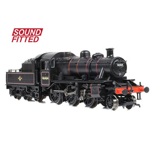 LMS Ivatt 2MT 46464 BR Lined Black (Late Crest) - Bachmann -372-628BSF - Scale N