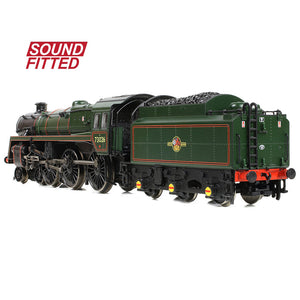 BR Standard 5MT with BR1 Tender 73026 BR Lined Green (Late Crest) - Bachmann -372-728BSF - Scale N