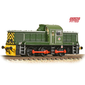 Class 14 D9522 BR Green (Wasp Stripes) - Bachmann -372-950ASF