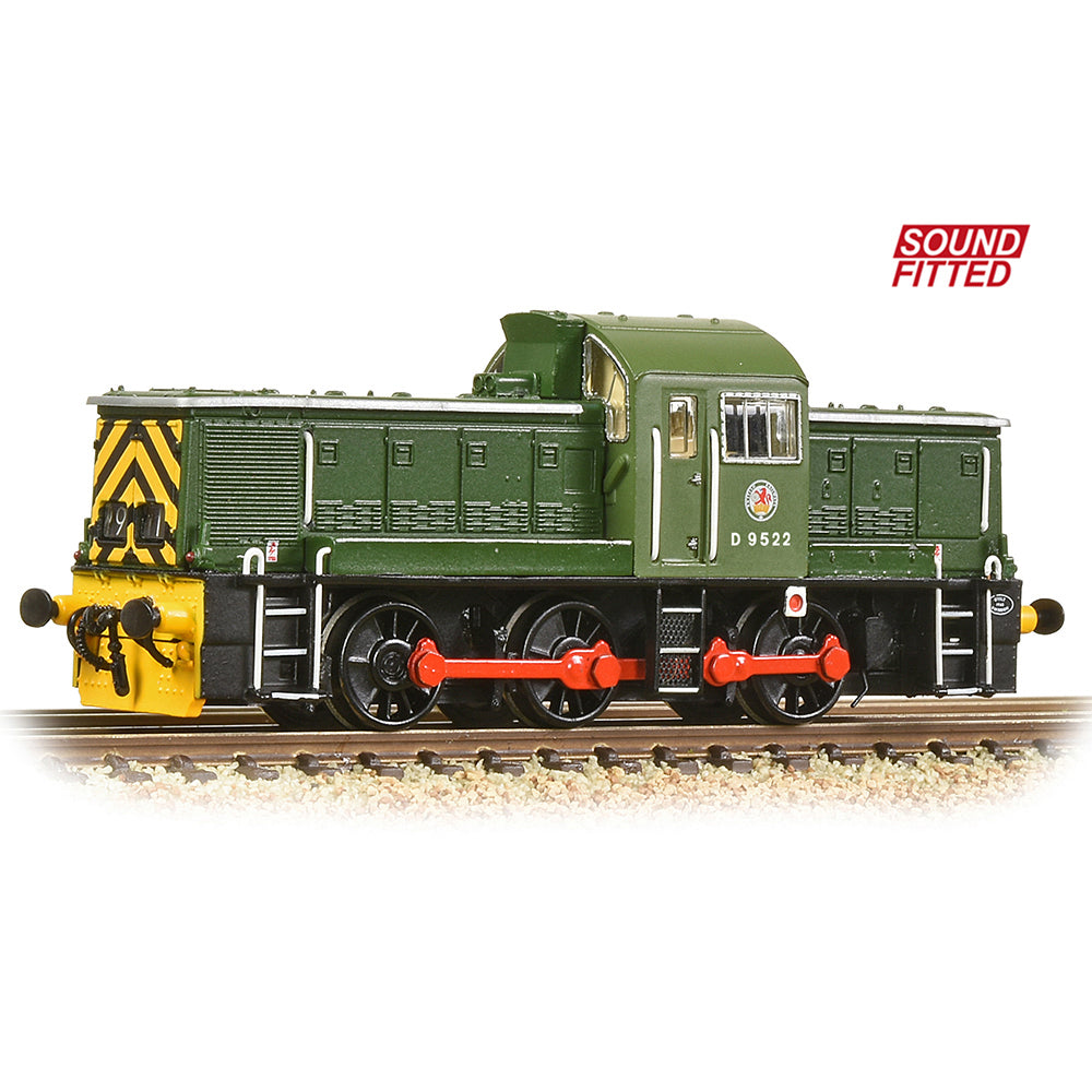 Class 14 D9522 BR Green (Wasp Stripes)