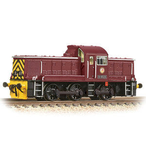 Class 14 D9523 BR Maroon (Wasp Stripes) - Bachmann -372-955