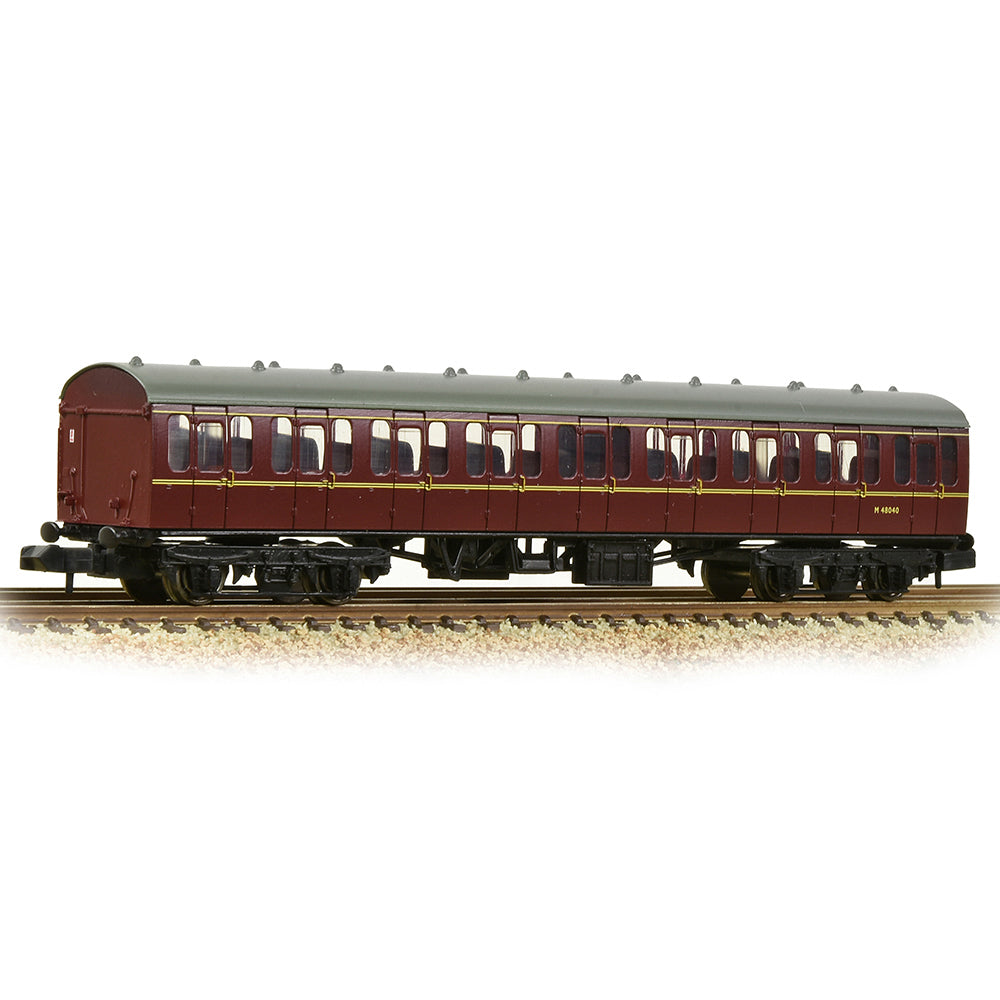 BR Mk1 57ft 'Suburban' SO Second Open BR Maroon