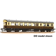 Load image into Gallery viewer, GWR Hawksworth Auto-Trailer BR (WR) Chocolate &amp; Cream - Bachmann -374-614
