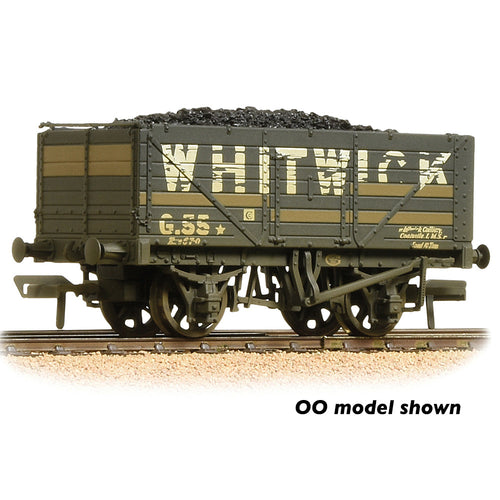 7 Plank Wagon End Door 'Whitwick' Grey [W, WL]