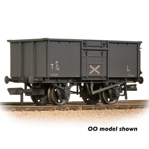 BR 16T Steel Mineral Wagon with Top Flap Doors NCB Grey [W] - Bachmann -377-228