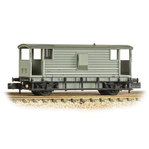 LMS 20T Brake Van BR Grey (Early) - Bachmann -377-301D