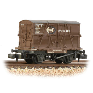 Conflat Wagon BR Bauxite (Early) with 'Door-To-Door' BD Cont. [W, WL] - Bachmann -377-331