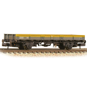 BR ZAA 'Pike' Open Wagon BR Engineers Grey & Yellow [W] - Bachmann -377-730B