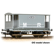 Load image into Gallery viewer, MR 20T Brake Van without Duckets Midland Railway Grey - Bachmann -377-753
