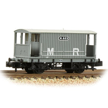 Load image into Gallery viewer, MR 20T Brake Van without Duckets Midland Railway Grey - Bachmann -377-753
