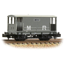 Load image into Gallery viewer, MR 20T Brake Van without Duckets Midland Railway Grey - Bachmann -377-753
