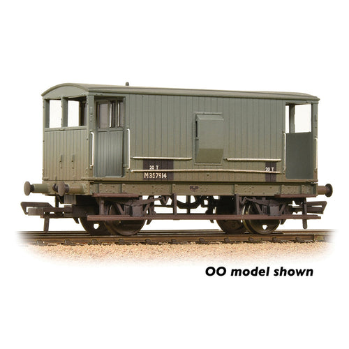 MR 20T Brake Van with Duckets BR Grey (Early) [W]
