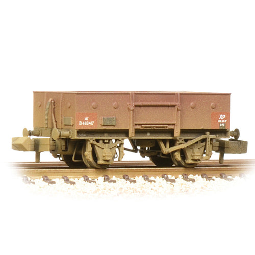 LNER 13T Steel Open with Chain Pockets BR Bauxite (Early) [W]