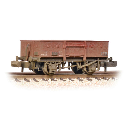 LNER 13T Steel Open with Chain Pockets BR Bauxite (Late) [W]