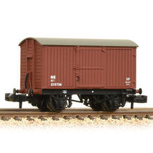 Load image into Gallery viewer, LNER 12T Ventilated Van Planked Ends LNER Bauxite - Bachmann -377-975A
