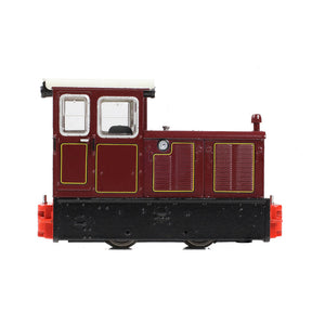 Baguley-Drewry 70hp Diesel Lined Crimson - Bachmann -392-027 - Scale 1:76