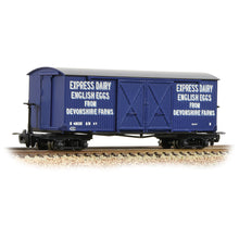 Load image into Gallery viewer, Bogie Covered Goods Wagon &#39;Express Dairy Company&#39; Blue - Bachmann -393-029
