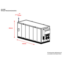 Load image into Gallery viewer, Telecommunications Cabin - Bachmann -42-0109

