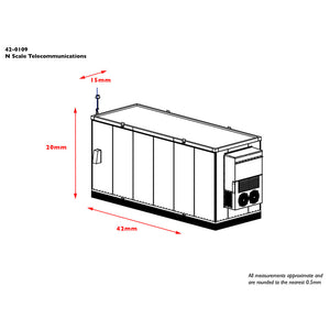 Telecommunications Cabin - Bachmann -42-0109