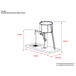 Great Central Water Tower - Bachmann -42-186