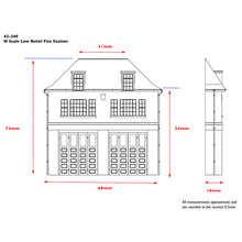 Load image into Gallery viewer, Low Relief Fire Station - Bachmann -42-240
