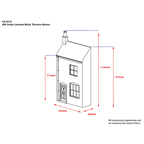 Low Relief Lucston Brick Terrace House