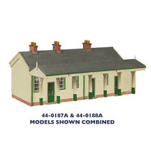 Load image into Gallery viewer, S&amp;DJR Wooden Canopy Green and Cream - Bachmann -44-0188A - Scale
