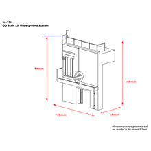 Load image into Gallery viewer, Low Relief Underground Station
