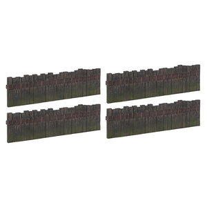Sleeper-Built Fencing‚ (x4) - Bachmann -44-595