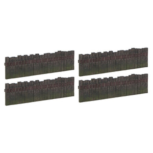 Sleeper-Built Fencing‚ (x4) - Bachmann -44-595