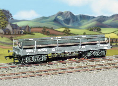 GWR Bogie 'A' Flat Wagon (with girder load)