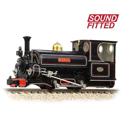 Main Line Hunslet 0-4-0ST 'Blanche' Penrhyn Quarry Lined Black (Early) - Bachmann -391-125sf - Scale OO9 - LAST CHANCE TO BUY