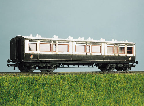 LMS (Ex LNWR) 50ft Arc Roof Corridor Composite