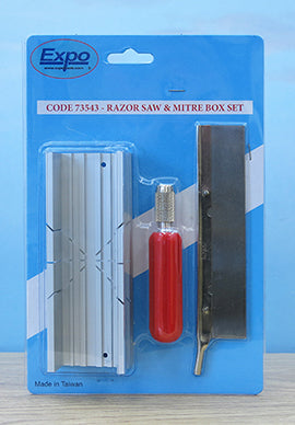 RAZOR SAW AND MITRE BOX SET