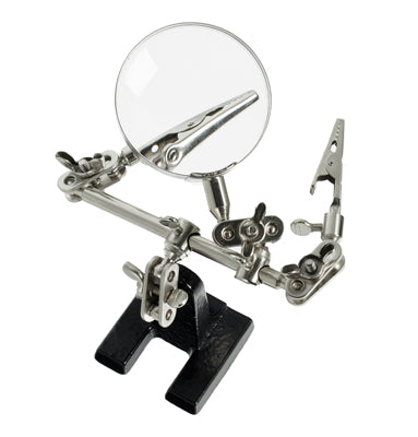 HELPING HANDS/GLASS MAGNIFIER