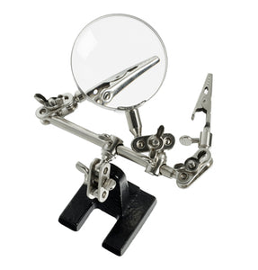 HELPING HANDS/GLASS MAGNIFIER
